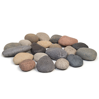 American Fyre Designs 10 -Piece River Rock Fyre Stones