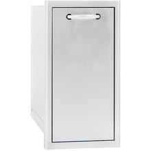 Blaze 13-Inch Narrow Roll-Out Stainless Steel Trash Bin