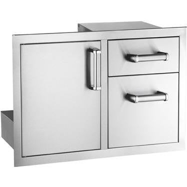 Fire Magic Premium Flush 30-Inch Access Door & Double Drawer Combo - 53810SC - The Garden District