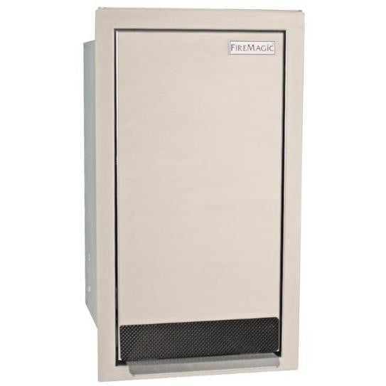 Fire Magic Roll-Out Stainless Steel Trash Bin - 53825-T - The Garden District