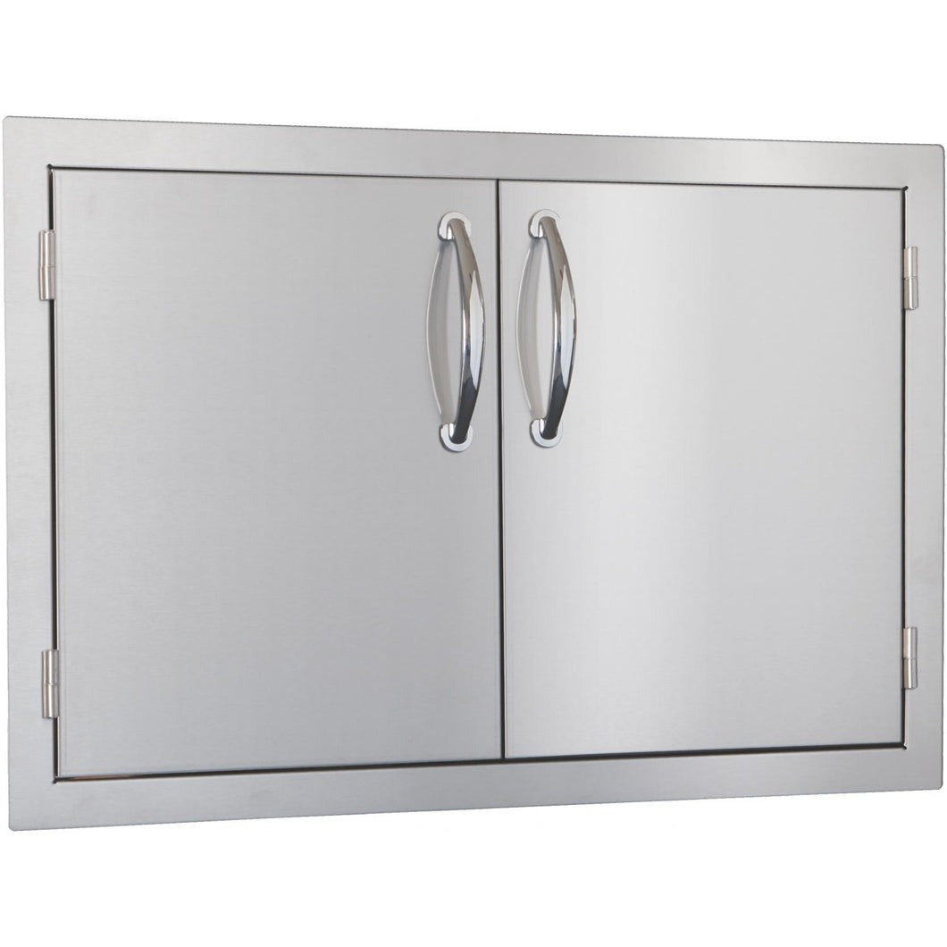 Summerset 30-Inch Stainless Steel Flush Mount Double Access Door - SSDD-30