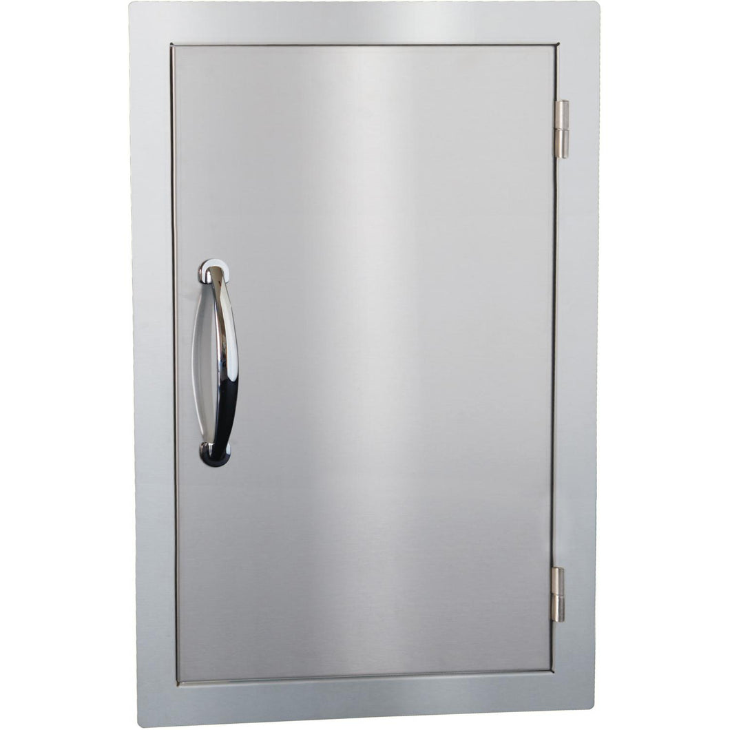 Summerset 17-Inch Stainless Steel Flush Mount Single Access Door - Vertical - SSDVL-1