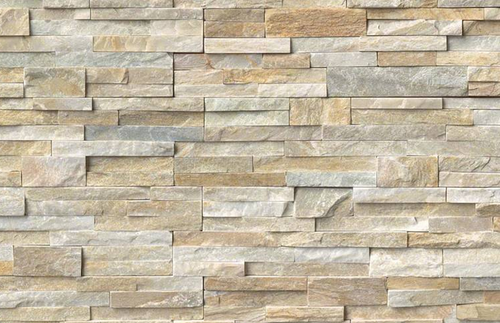 New Golden Honey Stacked Stone Panels