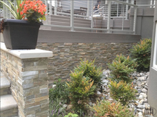 New Golden Honey Stacked Stone Panels