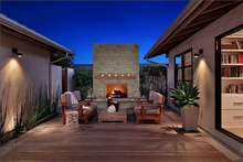 New Golden Honey Stacked Stone Panels