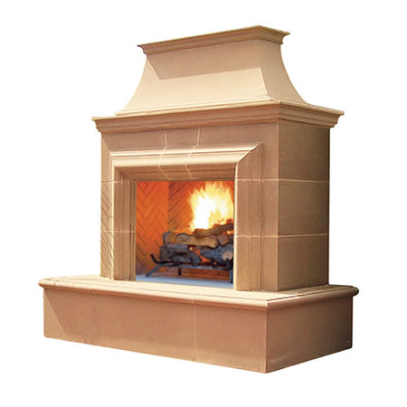 American Fyre Designs Reduced Cordova Vented Outdoor Fireplace - 023-xx-N-xx-xxC