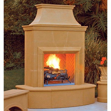 American Fyre Designs Petite Cordova Vent-Free Outdoor Fireplace - 125-xx-N-xx-xxC