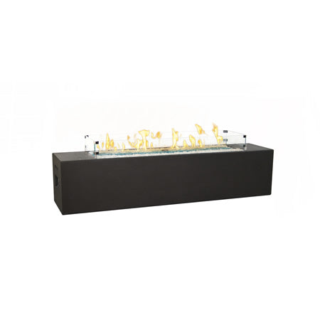 American Fyre Designs Milan Low Linear Firetable with AWEIS Ignition System- 216-xx-11-F8xC