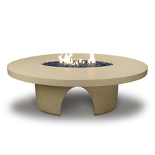 American Fyre Designs Elliptical Dining Firetable With Polished Top - 651-xx-13-V4xC