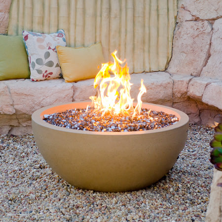 American Fyre Designs 36 Inch Fire Bowl with AWEIS Ignition System - 732-xx-11-F6xC