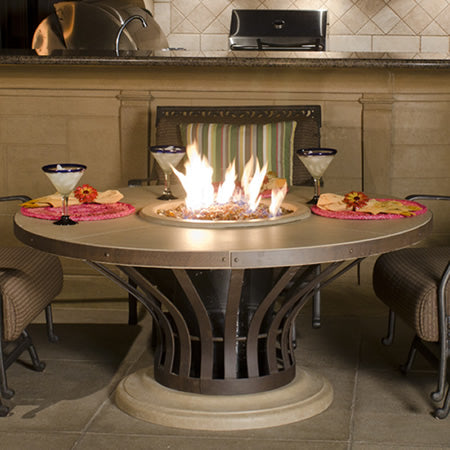 American Fyre Designs Fiesta Dining Firetable
