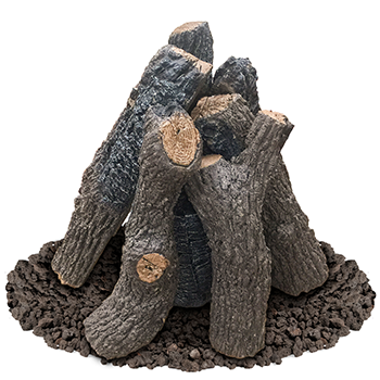 American Fyre Designs Back Country Oak Log Set - BCO-27