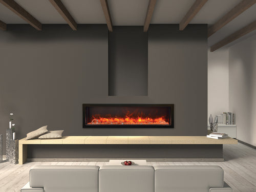 Amantii 60 Inch Deep Electric Fireplace – Indoor / Outdoor - BI-60-DEEP