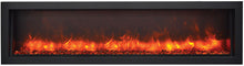 Amantii 88 Inch Electric Fireplace – Indoor / Outdoor - BI-88-SLIM
