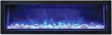 Amantii 40 Inch Electric Fireplace – Indoor / Outdoor - BI-40-SLIM
