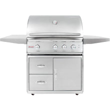 Blaze Professional 34-Inch 3-Burner Freestanding Grill With Rear Infrared Burner