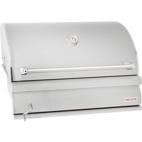 Blaze 32-Inch Built-In Stainless Steel Charcoal Grill - The Garden District