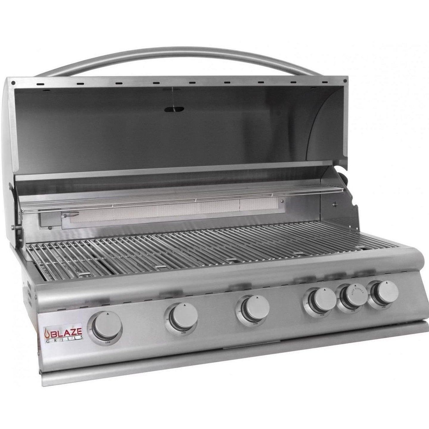 Blaze 40-Inch 5-Burner Built-In Gas Grill With Rear Infrared Burner - The Garden District