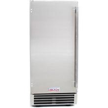 Blaze 50 Lb. 15" Built-In / Freestanding Outdoor Ice Maker With Gravity Drain - Stainless Steel - The Garden District