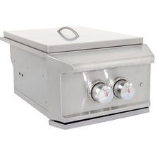 Blaze PRO Built-In High Performance Power Burner W/ Wok Ring & Stainless Steel Lid - The Garden District