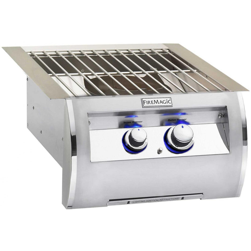 Fire Magic Echelon Diamond Propane Gas Built-In Power Burner With Stainless Steel Grid - 19-4B1P-0 - The Garden District