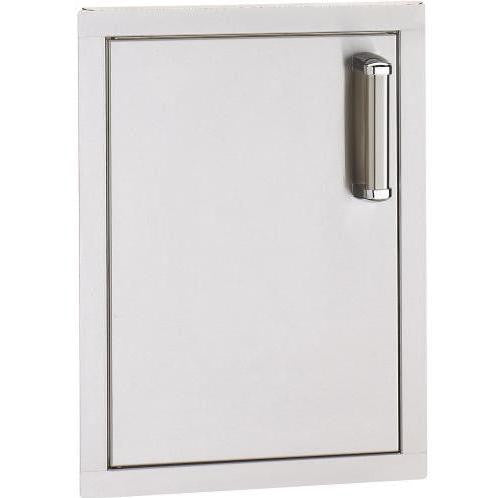 Fire Magic Premium Flush 14-Inch Left-Hinged Single Access Door - Vertical With Soft Close - 53920SC-L - The Garden District