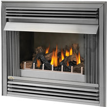 Napoleon Riverside 36-Inch Outdoor Built-In Propane Gas Fireplace W/ Millivolt Ignition And Brushed Stainless Steel Louvres - GSS36P