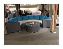 Round Full Sectional with Coffee Table