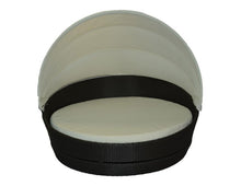 Round Canopy Bed With 360° Rotation