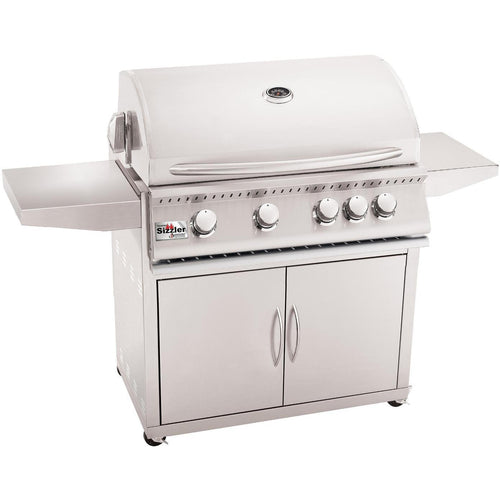 Summerset Sizzler 32-Inch 4-Burner Grill with Freestanding cart