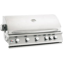 Summerset Sizzler 40-Inch 5-Burner Built-In Propane Gas Grill With Rear Infrared Burner - SIZ40-LP/NG