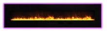 Amantii 88 Inch Electric Fireplace - WM-FM-88-10023-BG-EMBER/ ICE