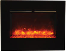 Amantii Zero Clearance 26 Inch Flush Mount Electric Fireplace - ZECL-26-2923-FM-BG-EMBER /ICE
