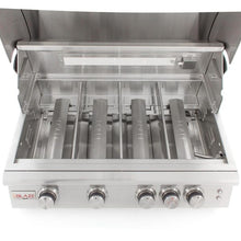 Blaze Premium LTE 32-Inch 4-Burner Built-In Natural Gas Grill With Rear Infrared Burner & Grill Lights - BLZ-4LTE2-NG/LP