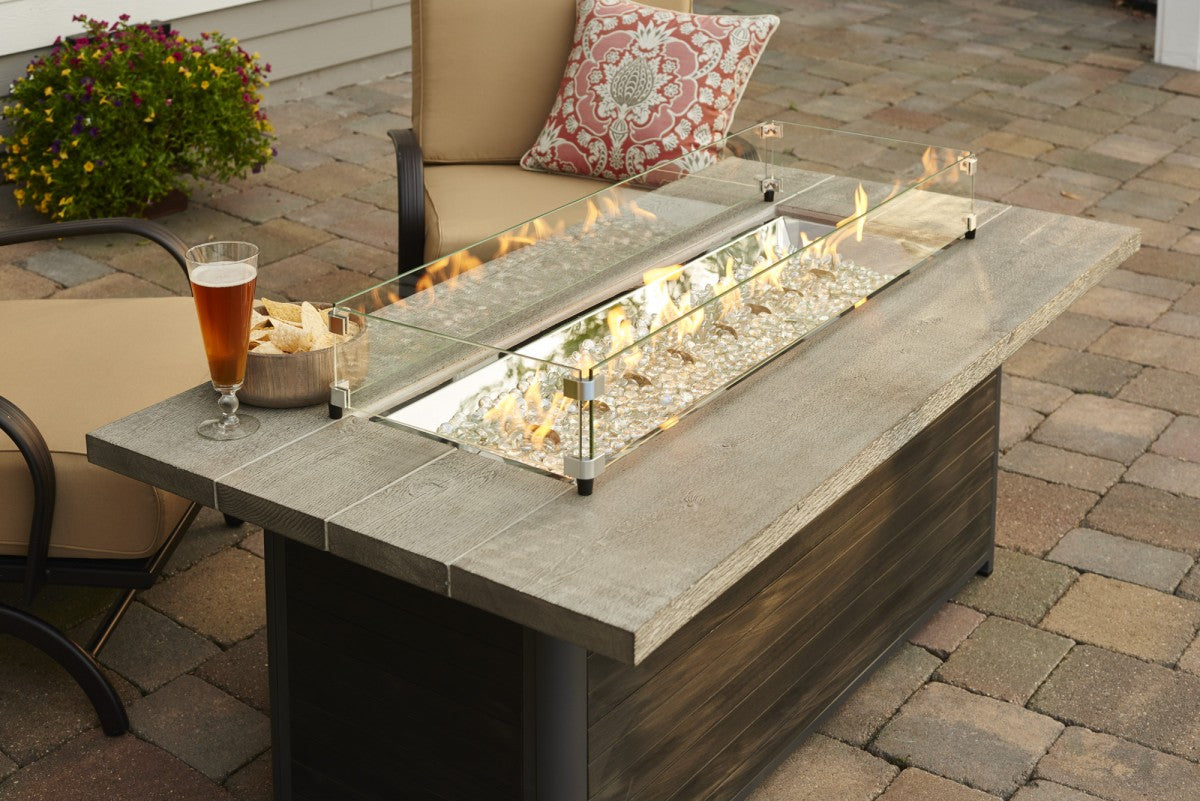 Outdoor Greatroom Cedar Ridge 1242 Linear Fire Table - 183-CR-1242-K