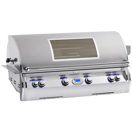 Fire Magic Echelon Diamond E1060i 48-Inch Gas Built-In Grill With One Infrared Burner and Digital Thermometer  E1060i-4L1P/N  with Magic Window Option