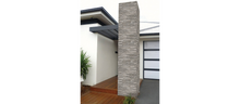 Gray Oak 3D Honed Stacked Stone Panels