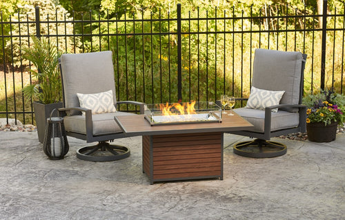 Outdoor Greatroom Kenwood Rectangular Fire Pit Table
