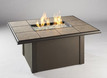 Outdoor Greatroom Rectangular Napa Valley Fire Pit Table - Brown - 183-NV-1224-BRN-K
