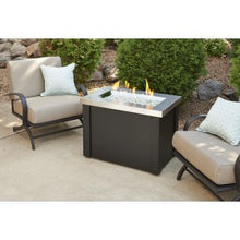 Outdoor Greatroom Key Largo Crystal Fire Pit with Stainless Steel Top - 183-KL-1242-SS