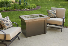 Outdoor Greatroom Providence Fire Pit Table with Marbleized Noche Top - PROV-1224-MNB-K