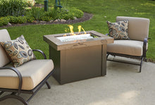 Outdoor Greatroom Providence Fire Pit Table with Marbleized Noche Top - PROV-1224-MNB-K