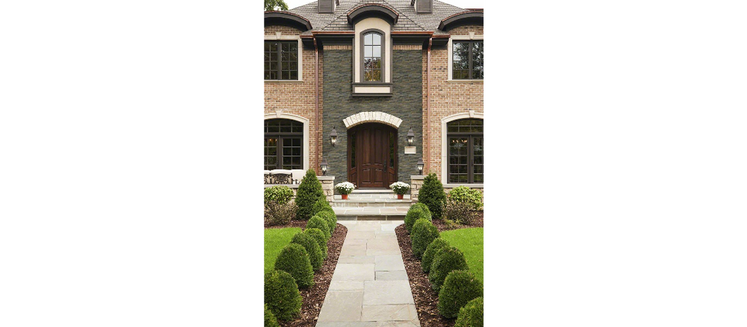 Rustic Gold Stacked Stone Panels – The Garden District